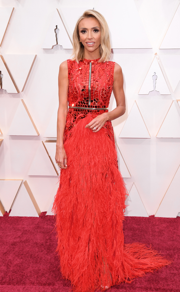 All the Details on Giuliana Rancic's Radiant 2020 Oscars Dress